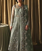 Pistachio Green Organza Suit