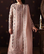 Peach Organza Suit