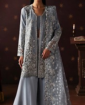 Blue Organza Suit