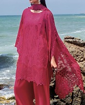 Afsanah Dark Pink Lawn Suit- Pakistani Lawn Dress