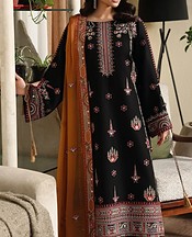 Afsanah Black Lawn Suit- Pakistani Designer Lawn Suits