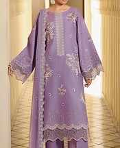 Afsanah Faded Purple Lawn Suit- Pakistani Designer Lawn Suits