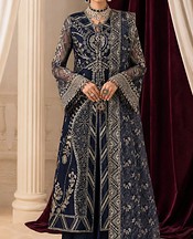 Navy Organza Suit