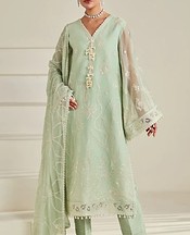 Alizeh Mint Green Chiffon Suit- Pakistani Designer Chiffon Suit