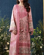 Asim Jofa Pink Cambric Suit- Pakistani Winter Dress