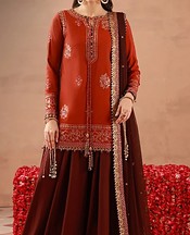 Rust Silk Suit