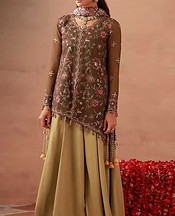 Olive Chiffon Suit