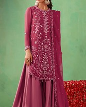 Tea Pink Chiffon Suit