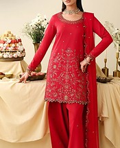 Scarlet Silk Suit