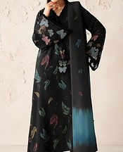 Baroque Black Viscose Suit- Pakistani Winter Clothing
