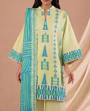 Cream Lawn Suit