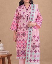 Pink Lawn Suit