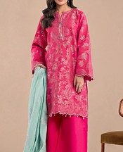 Bonanza Hot Pink Jacquard Suit- Pakistani Winter Dress