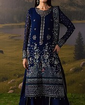 Daria Dark Blue Chiffon Suit- Pakistani Chiffon Dress
