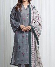 Edenrobe Regent Grey Lawn Suit- Pakistani Lawn Dress