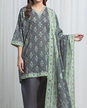 Edenrobe Regent Grey Lawn Suit- Pakistani Lawn Dress