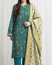 Edenrobe Teal Lawn Suit- Pakistani Lawn Dress