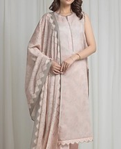 Edenrobe Pale Pink Lawn Suit- Pakistani Designer Lawn Suits