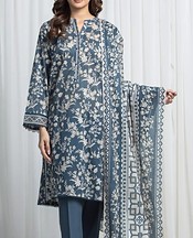 Cadet Blue Khaddar Suit