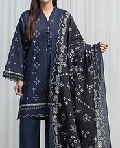 Navy Khaddar Suit
