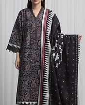 Black Khaddar Suit