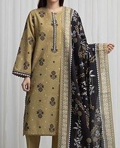 Sand Gold Khaddar Suit