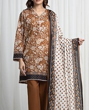 Brown Khaddar Suit