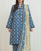 Edenrobe Blue Lawn Suit- Pakistani Lawn Dress