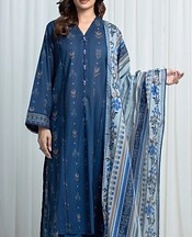 Navy Khaddar Suit