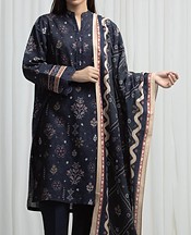 Navy Khaddar Suit