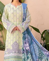 Ellena Green Mist Lawn Suit- Pakistani Lawn Dress