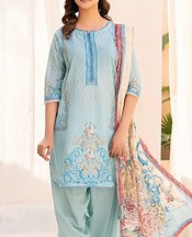 Light Blue Lawn Suit