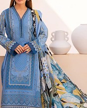 Cornflower Blue Lawn Suit