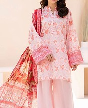 Pink Flare Lawn Suit