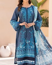 Ellena Navy Blue Lawn Suit- Pakistani Lawn Dress