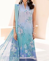 Ellena Pale Aqua Lawn Suit- Pakistani Lawn Dress