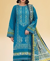 Ellena Venice Blue Lawn Suit- Pakistani Lawn Dress