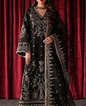 Black Raw Silk Suit