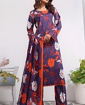 Navy Lawn Suit