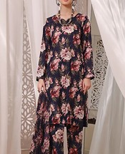 Feathers Black/Light Pink Lawn Suit- Pakistani Designer Lawn Suits