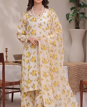 Feathers Off White Lawn Suit- Pakistani Lawn Dress