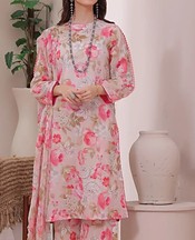 Feathers Oyster Pink Lawn Suit- Pakistani Lawn Dress