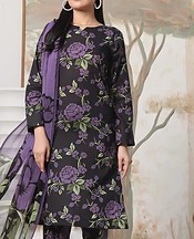 Feathers Black Lawn Suit- Pakistani Lawn Dress