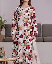 Feathers Light Grey Lawn Suit- Pakistani Lawn Dress