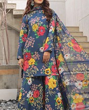 Feathers Multi Lawn Suit- Pakistani Lawn Dress