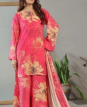 Warm Pink Lawn Suit