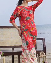 Multi Lawn Suit (2 Pcs)