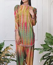 Multi Lawn Suit (2 Pcs)