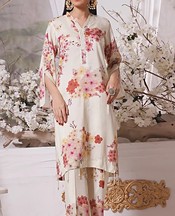 Off White Lawn Suit (2 Pcs)