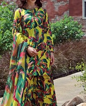Feathers Multi Lawn Suit- Pakistani Designer Lawn Suits